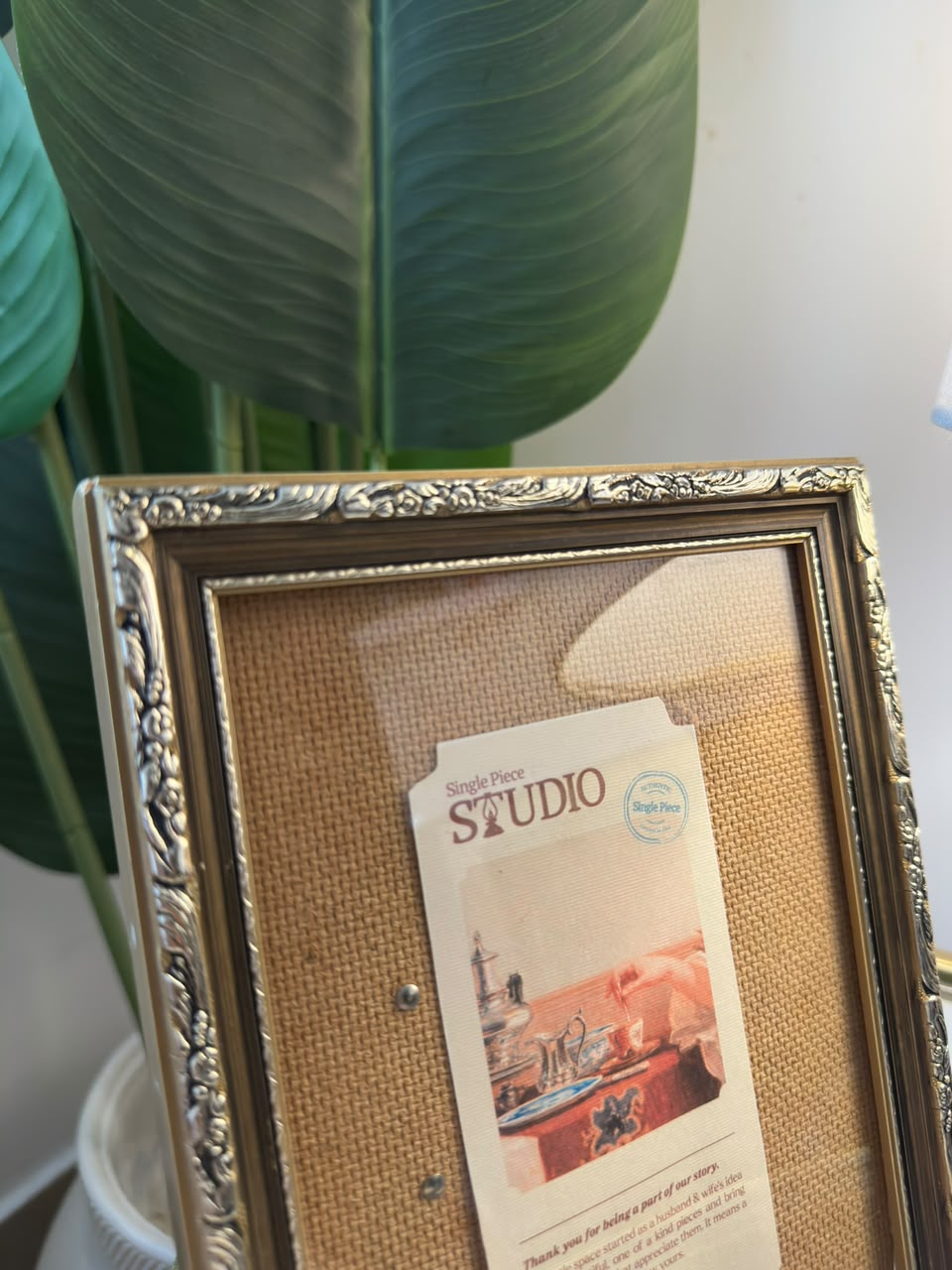Vintage Ornate Gold Photo Frame
