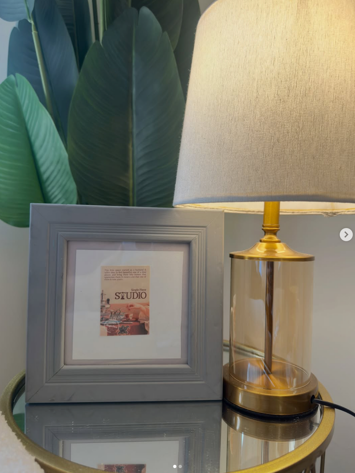 Vintage Grey Photo Frame