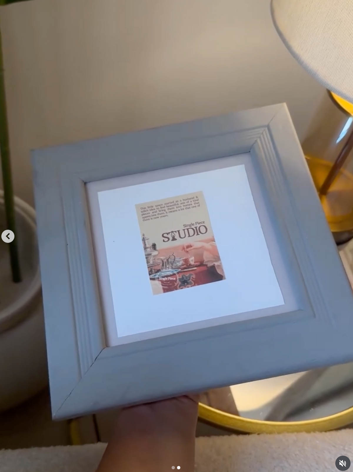 Vintage Grey Photo Frame