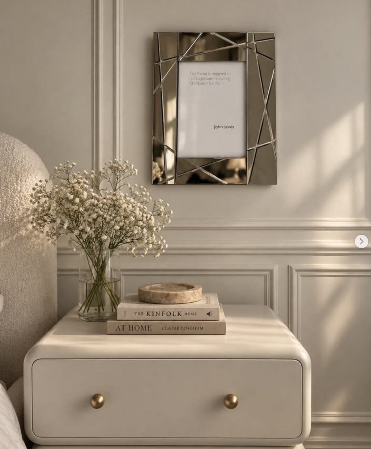 John Lewis Geometric Mirrored Photo Frame