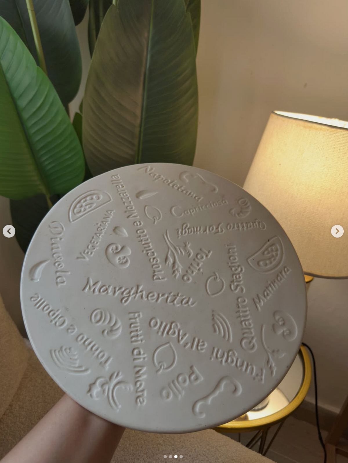 Italian Pizza Serving Plate