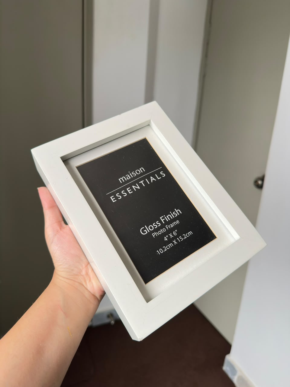 Maison Essentials White Photo Frame